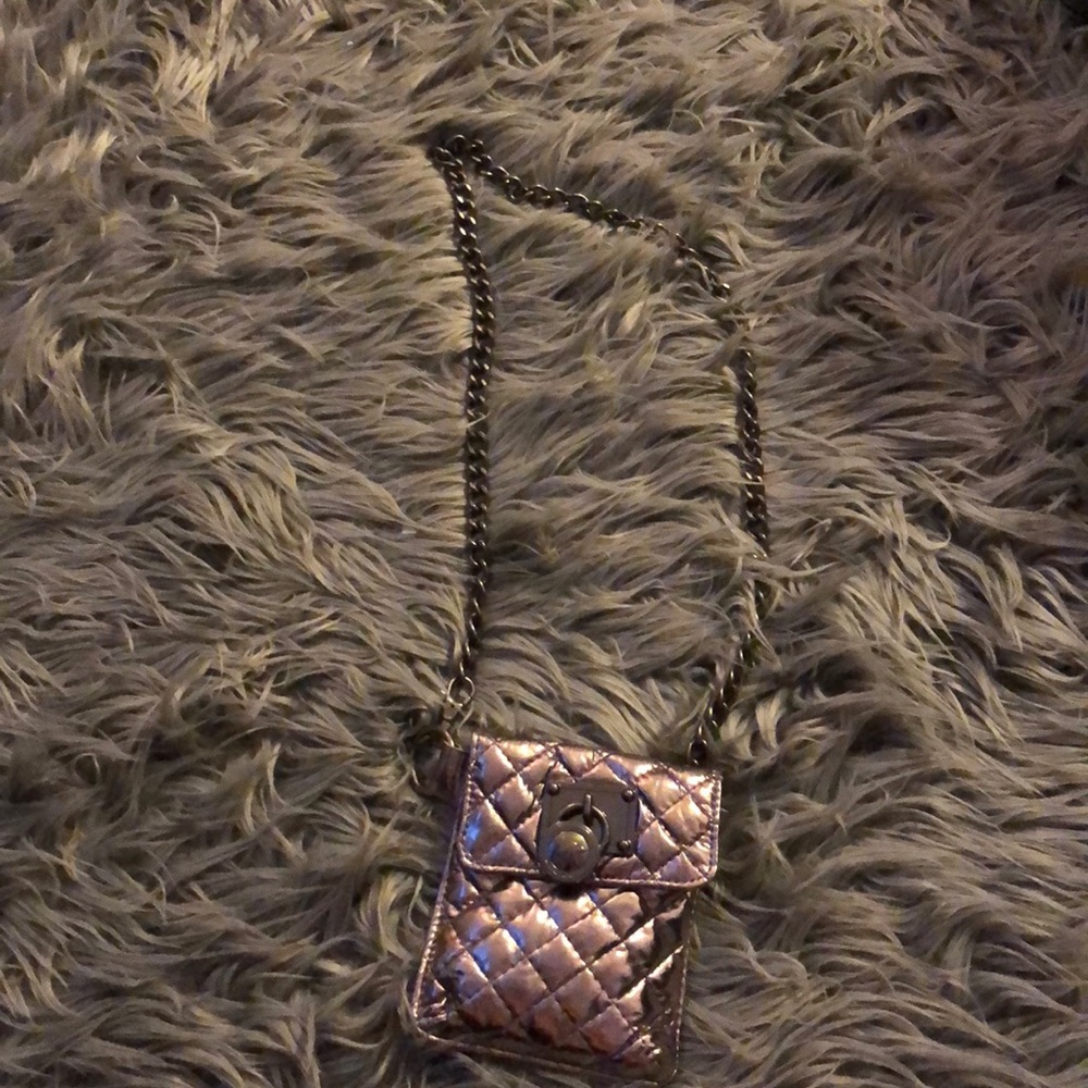 Michael Kors Gunmetal Pouch